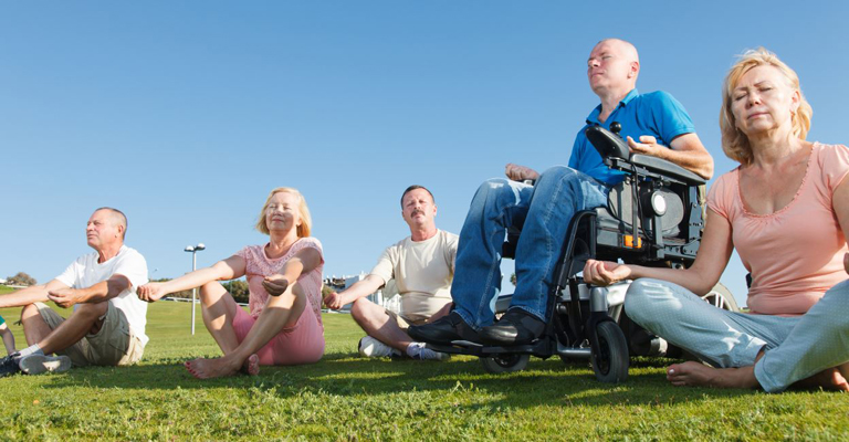 Registered NDIS provider meeting a participant and their family